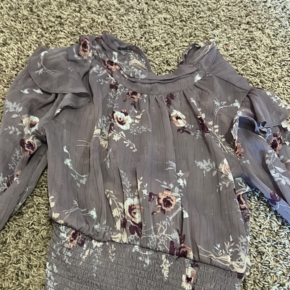 super elegant top with mesh (built in tank top) - Picture 5 of 5